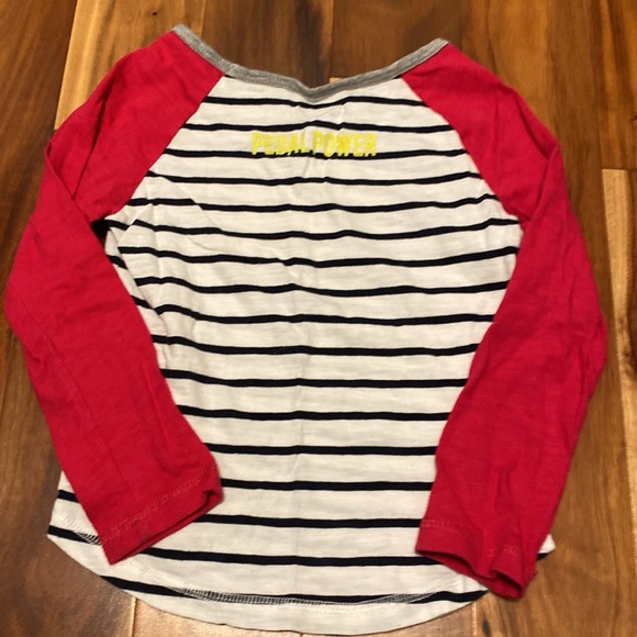 Girl’s Size 3 T-shirt Bundle of 2: GAP Pink Sleeves with Bicycle & Hooded Tunic - Picture 5 of 12